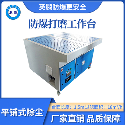 英鹏防爆平铺式打磨台-1.5m
