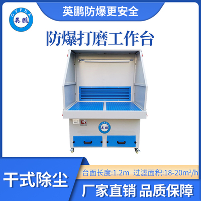 英鹏防爆干式打磨台-1.2m