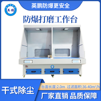 英鹏防爆干式打磨台-2.0m
