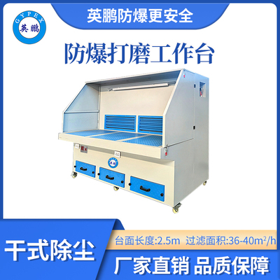 英鹏防爆干式打磨台-2.5m