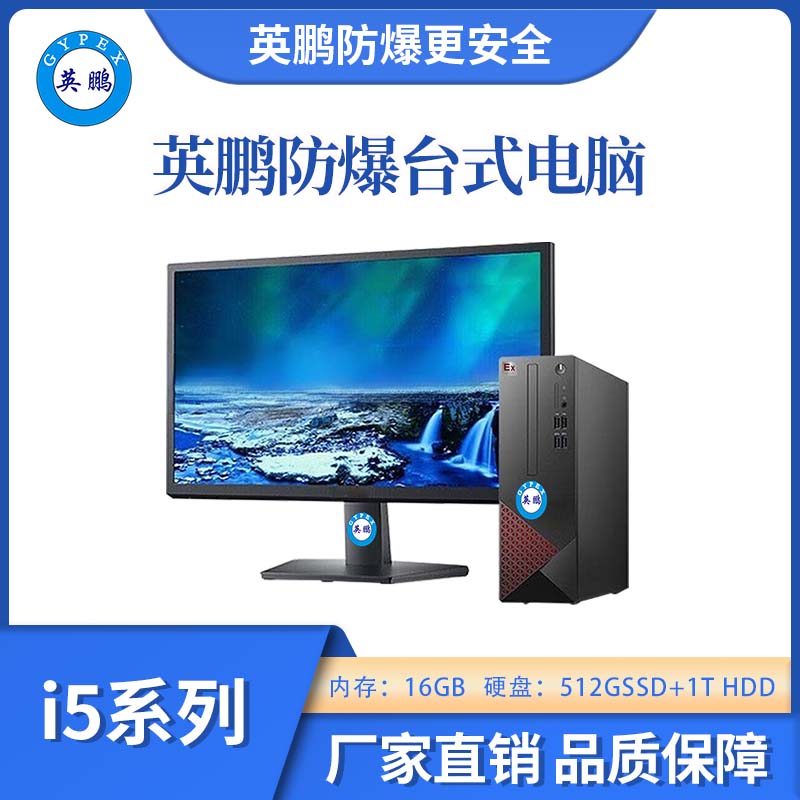 防爆臺(tái)式電腦i5處理器16GB+512GSSD+1T HDD