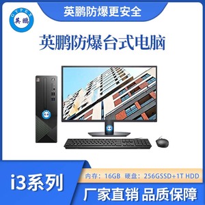 防爆台式电脑套机i3处理器系列16+256GB SSD+1T HDD